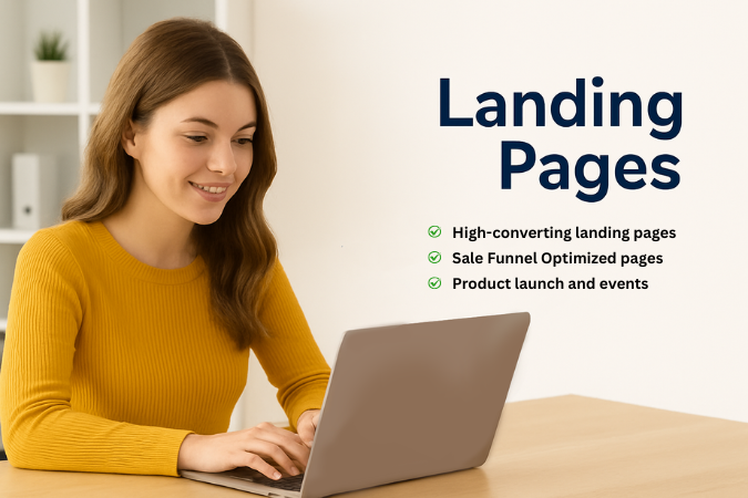 landing pages website development